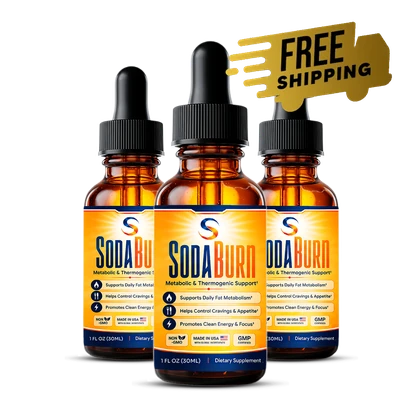 Soda Burn three bottle pack